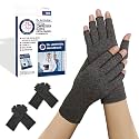 Doctor Developed Compression Gloves for Women and Men, Open-Finger Arthritis Gloves, Typing Gloves, Arthritis &amp; Carpal Tunnel