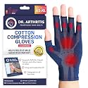 Doctor Developed Compression Gloves for Women and Men, Open-Finger Arthritis Gloves, Typing Gloves, Arthritis &amp; Carpal Tunnel