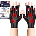 Doctor Developed Compression Gloves for Women and Men, Open-Finger Arthritis Gloves, Typing Gloves, Arthritis &amp; Carpal Tunnel