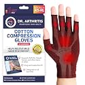 Doctor Developed Compression Gloves for Women and Men, Open-Finger Arthritis Gloves, Typing Gloves, Arthritis &amp; Carpal Tunnel