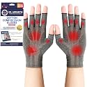 Doctor Developed Compression Gloves for Women and Men, Open-Finger Arthritis Gloves, Typing Gloves, Arthritis &amp; Carpal Tunnel