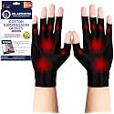 Doctor Developed Compression Gloves for Women and Men, Open-Finger Arthritis Gloves, Typing Gloves, Arthritis &amp; Carpal Tunnel