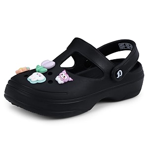doctor extra soft women39s classic charms clogssandals with adjustable back strap for adult  comfortable amp light weight  stylish amp anti-skid waterproof amp everyday use mules for girls amp ladies d-511