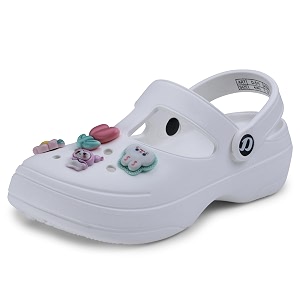 doctor extra soft women39s classic charms clogssandals with adjustable back strap for adult  comfortable amp light weight  stylish amp anti-skid waterproof amp everyday use mules for girls amp ladies d-511