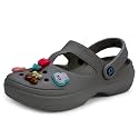 DOCTOR EXTRA SOFT Women's Classic Charms Clogs/Sandals with Adjustable Back Strap for Adult | Comfortable &amp; Light Weight | Stylish &amp; Anti-Skid |Waterproof &amp; Everyday Use Mules for Girls &amp; Ladies D-511