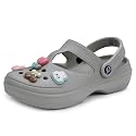 DOCTOR EXTRA SOFT Women's Classic Charms Clogs/Sandals with Adjustable Back Strap for Adult | Comfortable &amp; Light Weight | Stylish &amp; Anti-Skid |Waterproof &amp; Everyday Use Mules for Girls &amp; Ladies D-511