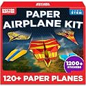 Doctor Jupiter Paper Airplane Book Kit for Kids Ages 4+, Craft Toy