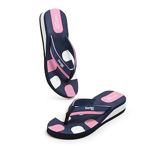 Doctor Walk Comfort Flip Flops Green and