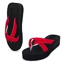 Doctor Walk Women39s Platform Flip Flops Black