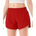 DOCUMO Girls Athletic Shorts with Zipper Pockets 4-14Y
