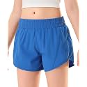 DOCUMO Girls Athletic Shorts with Zipper Pockets 4-14Y