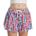 DOCUMO Girls Flowy Butterfly Shorts with Pockets 4-14Y
