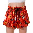 DOCUMO Girls Flowy Butterfly Shorts with Pockets 4-14Y