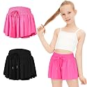 Girls Flowy Butterfly Shorts with Pockets 4-14Y