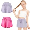Girls Flowy Butterfly Shorts with Pockets 4-14Y