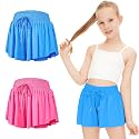 Girls Flowy Butterfly Shorts with Pockets 4-14Y