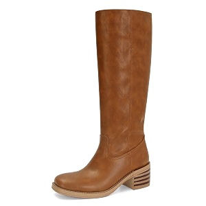 DOEYG Womens Banana Knee High Boots Square