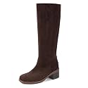 DOEYG Women39s Banana Knee High Boots Square