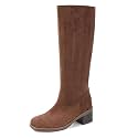 DOEYG Women39s Banana Knee High Boots Square