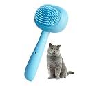Dog & Cat Grooming Brush: Soft Shampoo Dispenser for Bathing, Deep Cleaning Supplies for Short and Long Hair Pets