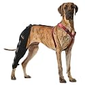 Dog Anti-Licking Leg Sleeve,Rear Leg Protector to Stop Licking,Wound Protection Sleeve for Post-Surgery Recovery,Right Leg