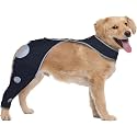 Dog Anti-Licking Sleeve, Rear Leg Protector to Stop Licking, Wound Protection for Post-Surgery Recovery, Right Leg