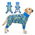 Dog Anxiety Relief Pajamas, Dog Sun Protection UV Shirt for Medium Small Large Dogs, Breathable UPF 50+ Pet Clothes for Outdoor, Travel, Beach Gear
