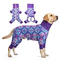 Dog Anxiety Relief Pajamas, Dog Sun Protection UV Shirt for Medium Small Large Dogs, Breathable UPF 50+ Pet Clothes for Outdoor, Travel, Beach Gear