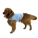 Thunder Jacket for Dogs Anxiety Relief, Dog Anxiety Vest Calming Care for Separation, Thunderstorm, Travel, Fireworks, Vet Visits (Blue L)