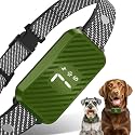 Dog Bark Collar for Large Medium Small Dogs, Effective No-Bark Collar, Smart Barking Collar, Rechargeable Bark Collar with 7 Sensitivity, 3 Modes, Waterproof, Sage Green