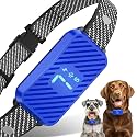 Dog Bark Collar for Large Medium Small Dogs, Effective No-Bark Collar, Smart Barking Collar, Rechargeable Bark Collar with 7 Sensitivity, 3 Modes, Waterproof, Glacier Blue