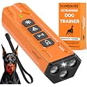Dog Bark Deterrent Device- 3X Ultrasonic Anti Barking Devices for Dogs, Safe for Dogs & Humans, Portable Barks No More Bark Stopper Dog Training Device Indoor Outdoor Use Rechargeable(Alpha Pro)