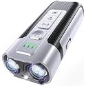 Dog Bark Deterrent Devices-Ultrasonic Anti Barking Device for Dogs with 50ft Range, Rechargeable No Barking Device for Own or Neighbor's Dogs, Portable Safe for Dogs/Humans,Silver