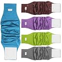 Vecomfy 5 Pack Washable Belly Bands for Male Dogs,Small Dog Diaper,XS