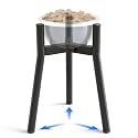 Dog Bowl Stand for Large Dogs, Adjustable Width 7-10.6" Elevated Dog Bowls，13.7in Tall Raised Food Water Stand, Single Holder, Bowl Not Included