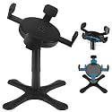 Dog Bowls Elevated Adjustable Stand, Raised Bowl with 3 Heights &amp; Tilted Feeding Stand, Compatible with Various Bowls, for Medium &amp; Large Breeds (1 Pack) Black