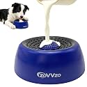 Dog Bowls, Slow Feeder Dog Bowls with Rolling Ball, Non-Slip Base