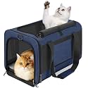 GAPZER Large Cat Carrier Soft, Collapsible Travel Pet Carry Bag, Small Dogs