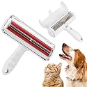 Dog/Cat Hair Remover Roller, Reusable Pet Hair Removal Brush for Dog Cat Animal, Easy to Self Clean, with Pet Hair Remover for Laundry, Sofa, Carpet, Furniture, Clothes, Bedding, Car Seat (Red)
