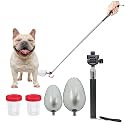 Dog Cat Urine Collector- Telescopic Handled Dog Pee Sample Catcher for Veterinary Supplies, Urine Stick for Small Large Female Dogs Extends to 42"