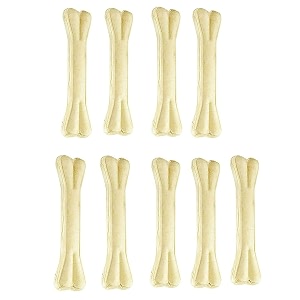 dog chew bones rawhide pressed bone calcium treat 6 inches 1 kg