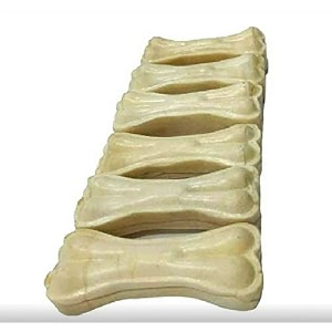 dog chew bones rawhide pressed bone calcium treat 3 inches pack of 12 free 100 ml pet shampoo