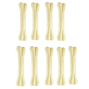 dog chew bones rawhide pressed bone calcium treat 6 inches 1 kg