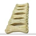 Dog Chew Bones Rawhide Pressed Bone Calcium Treat 3 Inches Pack of 12 Free 100 ML Pet Shampoo