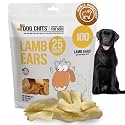 Dog Chits Lamb Ears for Dogs – for Large, Medium Dogs – 25 Pack