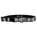Dog Collar - Patterned Adjustable Pet Collars, Made in The USA – 3/4 Inch Wide, Small, Singularity