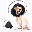 Dog Cone Collar, Pet Cone for Dogs to Stop Licking, Comfy Dog Cones for Large Medium Small Dogs, Soft Cones for Dogs After Surgery, Cone of Shame for Dogs Head Neck Elizabethan Collar SM(12"-14.3")