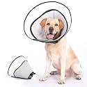 Dog Cone Collar, Pet Cone for Dogs to Stop Licking, Comfy Dog Cones for Large Medium Small Dogs, SoftCones for DogsAfter Surgery, Head Neck Elizabethan Collar