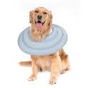 Dog Cone for Large Dogs - Comfortable Adjustable Soft Alternative After Surgery, Elizabethan Donut Collar for Recovery - Different Sizes for Cats, Medium and Small Dogs