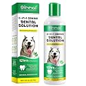 ALIVO Dog Dental Solution, Dogs Teeth Cleaning Water - Dog Breath Freshener Water Additive Supports Gum Health, Improve Bad Breath, Plaque and Tartar - Pet Supplies Oral Dental Care for Dogs - 237ml
